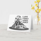 2-14 Riesenrad-Tag Karte (Gelbe Blume)