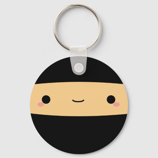 2 1/4" Chibi Ninja Schlüsselkette Schlüsselanhänger (Vorderseite)
