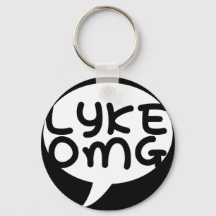 2 1/4" LYKE OMG Schlüsselkette Schlüsselanhänger