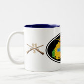 2/22nd Inf spüren mit CIB u. der gekreuzten Zweifarbige Tasse (Links)