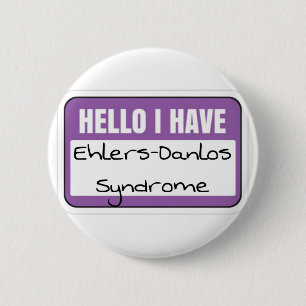2,25" Abzeichen - Ehlers-Danlos-Syndrom Button