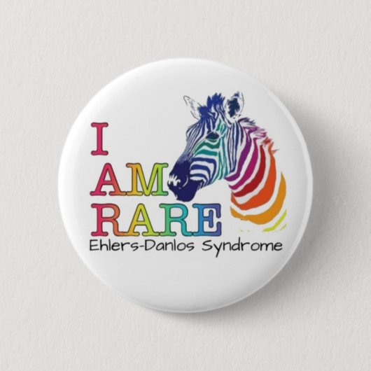 2,25" Abzeichen - Ehlers-Danlos-Syndrom Button (Vorderseite)