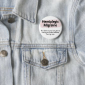2,25" Abzeichen - hemiplegische Migräne Button (Beispiel)