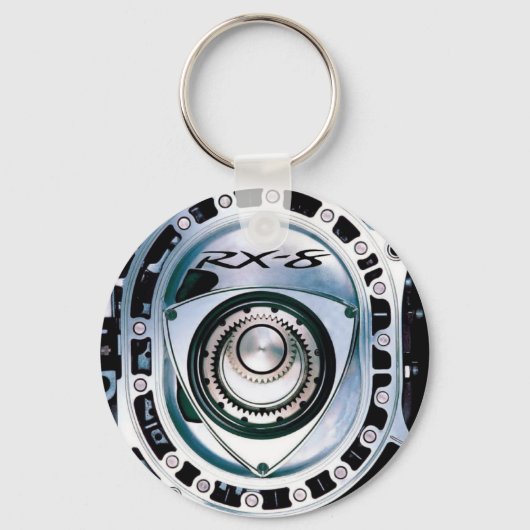 2,25" Basic RX-8 Button-Schlüsselanhänger Schlüsselanhänger (Vorderseite)