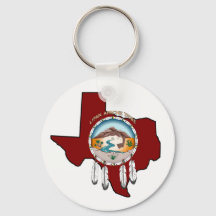 2,25" Grundlagenstrahlung/Schlüsselkette Texas