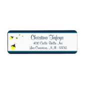 2,25" Rücksendeadresse Fireflies / Mason Jars (Vorne)