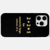 2 + 2 = 5 Funny Math Joke Case-Mate iPhone Hülle (Rückseite (Horizontal))
