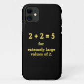 2 + 2 = 5 Funny Math Joke Case-Mate iPhone Hülle (Rückseite)