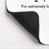 2 + 2 = 5, für extrem große Mengen von 2. Mousepad (Ecke)