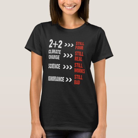 2+2 Noch vier Lehrer Physik Professor Student T-Shirt (Vorderseite)