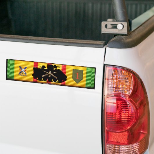 2/2nd Inf spüren u. Insignien VSM auf Autoaufkleber (Auf Lkw)