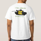 2/34th Rüstung Dreadnaughts M48A3 Guidon Shirt (Rückseite)