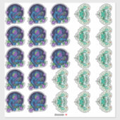 2,375" x 2,625" Aufkleber (Blatt)