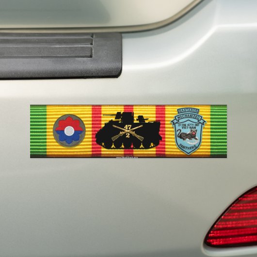 2/47th Inf. Alter Flecken-Aufkleber der Autoaufkleber (Auf Auto)