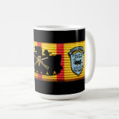 2/47th Infanterie-Vietnam-Service-Band-Tasse Kaffeetasse (VorderseiteRechts)