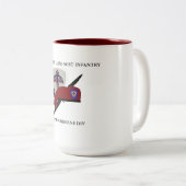 2. 501. INFANTERIE-TASSE DES BATAILLON-(ABN) ZWEIFARBIGE TASSE (VorderseiteRechts)