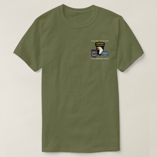 2. 502. INFANTERIE-101. IM FLUGZEUG SHIRT DER (Design vorne)