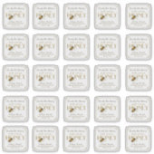 2,5" extravagante Grenze für die fliegende Biene Aufkleber (Vorderseite)