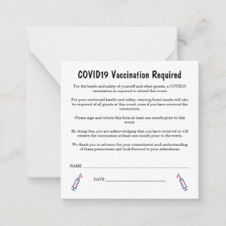 2,5" x 2,5" flache Note-Karte Mitteilungskarte