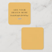 2,5" x 2,5" Rundverschlusskarten Begleitkarte (Vorne/Hinten)