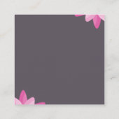 2,5" x 2,5" Umschließkarte - Elegant anpassbar Begleitkarte (Rückseite)