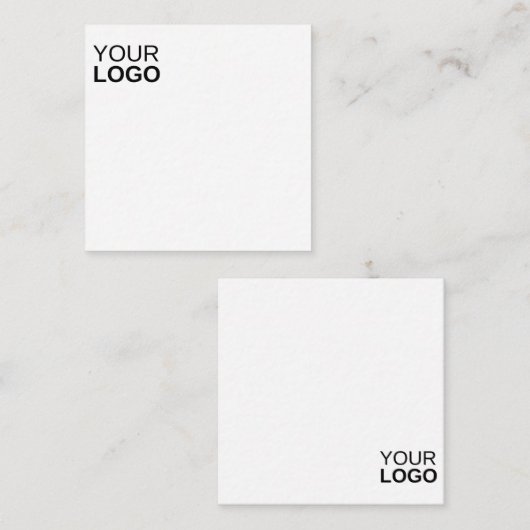 2,5" x 2,5" Umschließungskarte Begleitkarte (Vorne/Hinten)