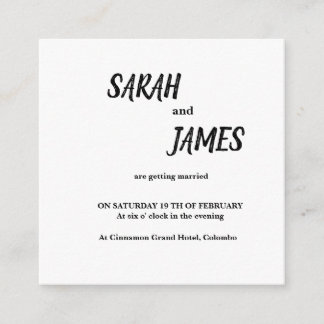 2,5" x 2,5" Umschließungskarte Begleitkarte