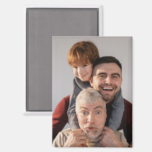 2,5" x 3,5" Rechteck-Fotomagnet Magnet