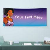 2,5' x 6' Afrozentrisches Banner (Messe)