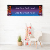 2,5' x 8' Afrozentrisches Banner (Insitu)