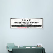 2.5' x 8' Entwerfen Sie Ihr eigenes Banner (Messeveranstaltung)