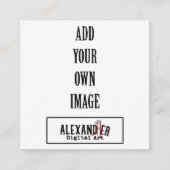 2,5x2,5" Tag oder Begleitkarte (Vorderseite)