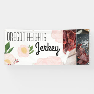 2.5'x6' Business Announcement Baby Pink Cosmos auf Banner