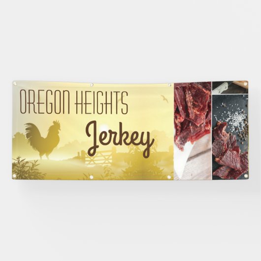 2.5'x6' Geschäftsankündigung Sonntagsvormittagsfar Banner (Horizontal)