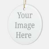 2,87" Durchmesser Keramik Ornament (Links)