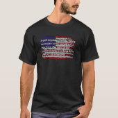2. Abänderung USA Flag Pro Guns American T-Shirt (Vorderseite)