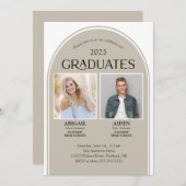 2 Abschluss Arch Einladung (Vorne/Hinten)