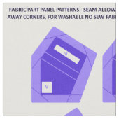 2 abwaschbare Gewebe ohne Nähfolie Stoff (Nahaufnahme)