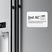 2. AC Definition - Kamerateam 3" x 4" Flex Magnet