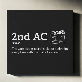 2. AC-Definition - Kameratedekor 10" x 10" Künstlicher Leinwanddruck