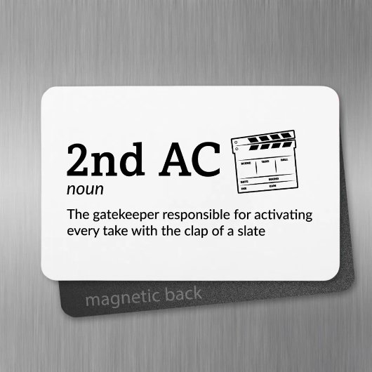 2. AC Definition - Set Life 4" x 6" Flex Magnet