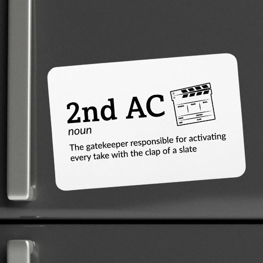 2. AC Definition - Set Life 4" x 6" Flex Magnet