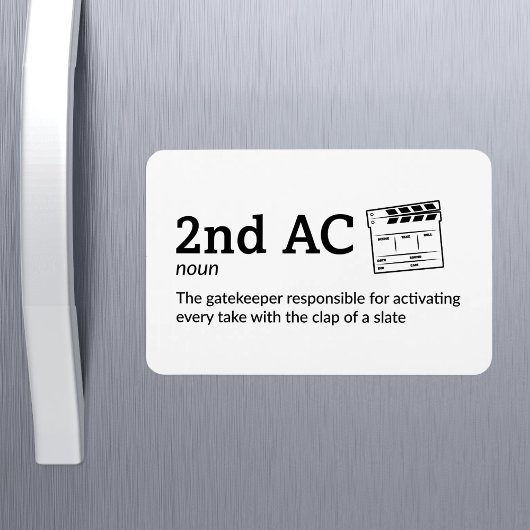 2. AC Definition - Set Life 4" x 6" Flex Magnet