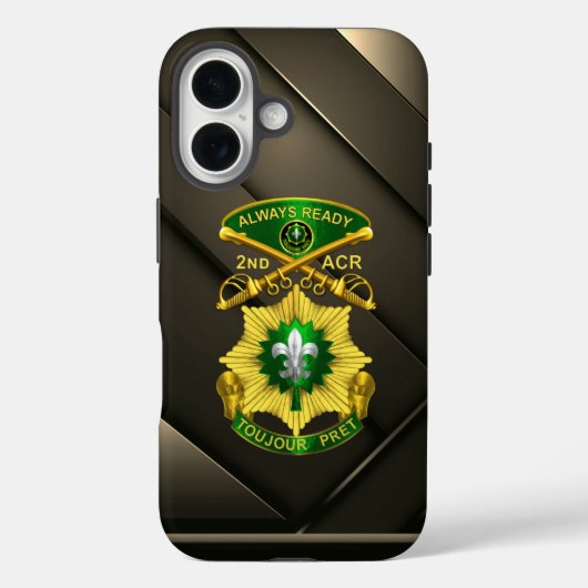2. ACR Rüstkavalry Regiment Case-Mate iPhone Hülle (Rückseite)