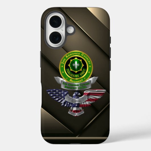 2. ACR Rüstkavalry Regiment Case-Mate iPhone Hülle (Rückseite)