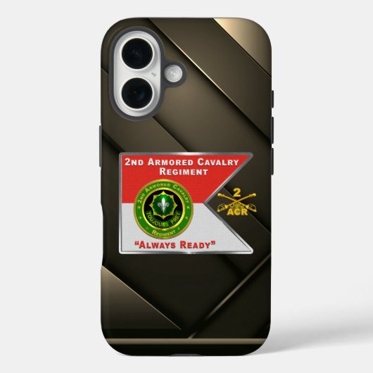 2. ACR Rüstkavalry Regiment Case-Mate iPhone Hülle (Rückseite)