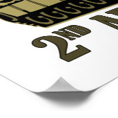 2. ACR-Wüste Storm Vet M1 Tank Poster (Ecke)