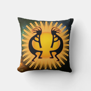 2 Alien oder Leben Sun Kokopelli Throw Kissen