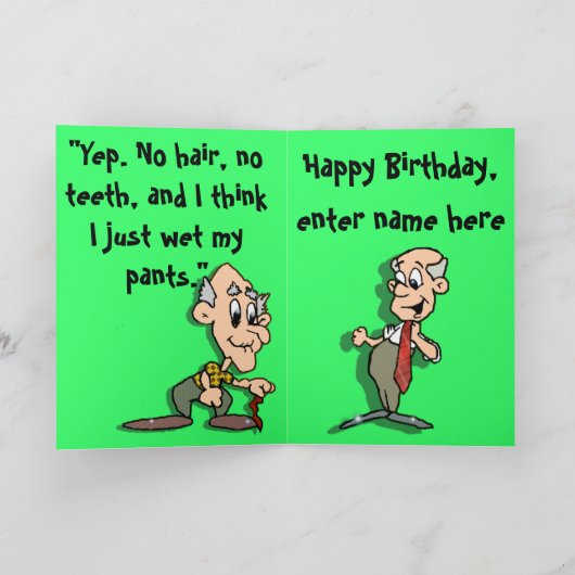 2 Alte Männer Karte (Innenseite)