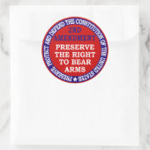 2. Änderung Circle Round Aufkleber (Tasche)